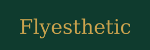 flyesthetic logo gold on green